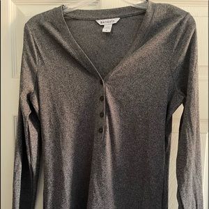 Athleta Women’s Uptempo Ribbed Henley Top | Size M